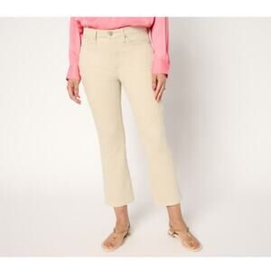 NYDJ Size 6 Feather Beige Billie Ankle Jeans Cool Embrace A680554 NWOT